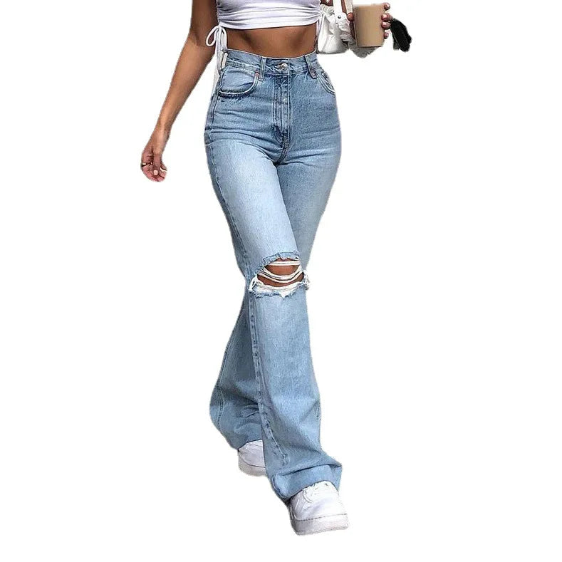 Jeans Boyfriend Oversize — Lavado Acid Vintage Mujer 2026