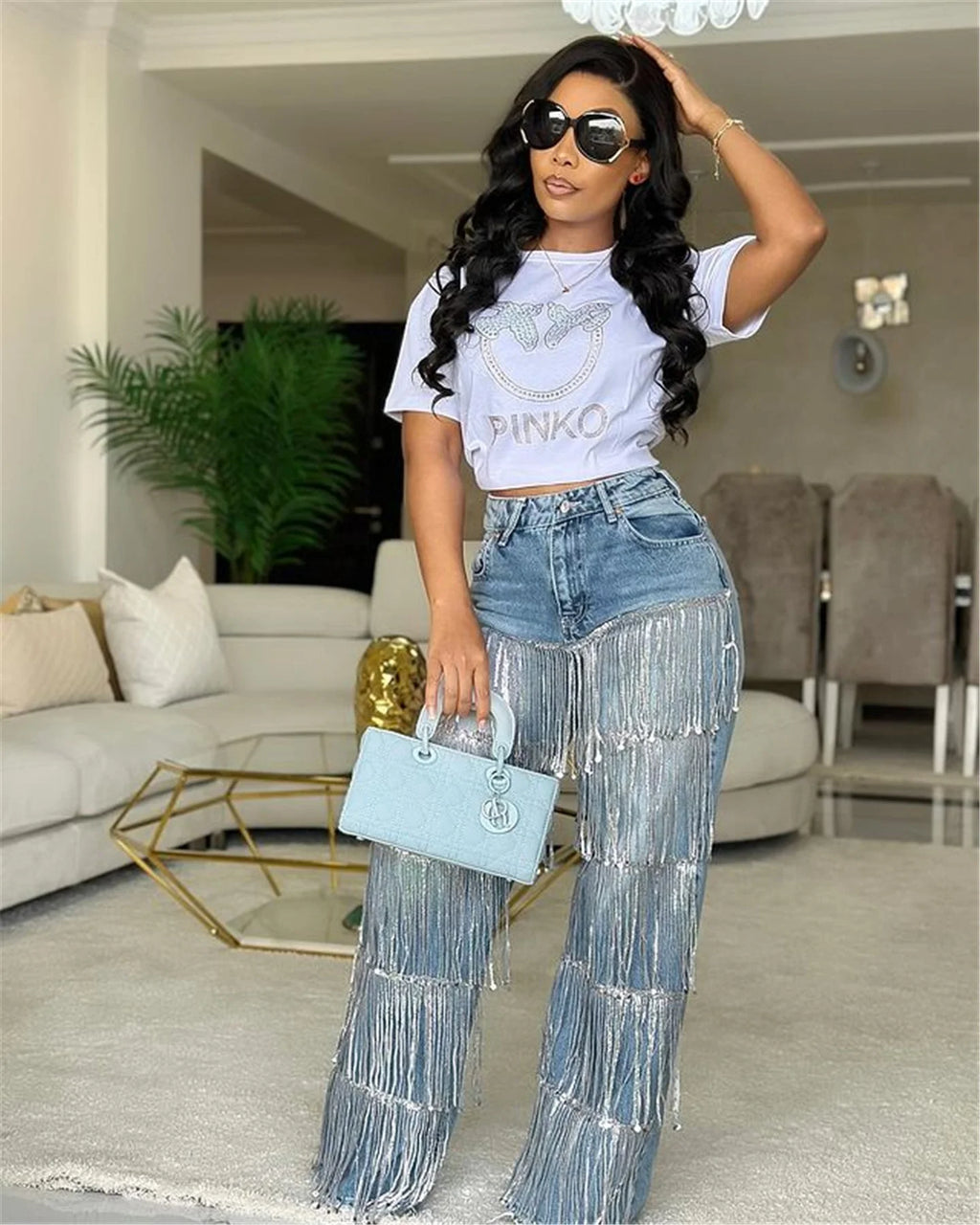 Jeans Rectos Negros Premium — Clásico Atemporal Mujer