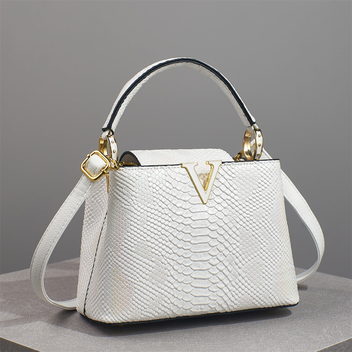 Bolso Lujo Ligero Gran Capacidad - Bandolera Hombro Estampado Serpiente 2025