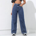 Jeans Wide Leg Americanos — Lavado Suelto Estilizador Mujer 2026