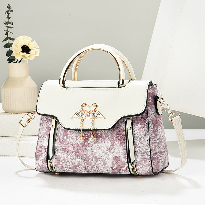 Bolso Cuadrado Pequeño Hada Retro - Bandolera Hombro Elegante Mujer 2025