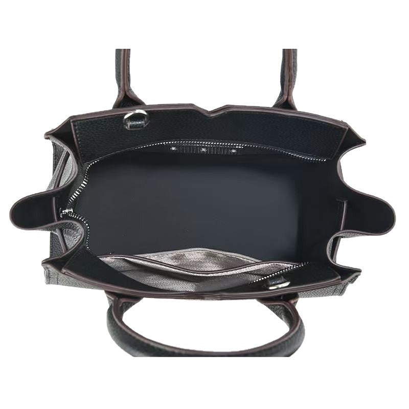 Bolso Tote Candado Gran Capacidad - Bandolera Hombro Estilo Retro Mujer