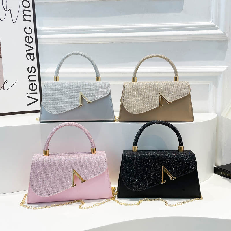 Bolso Cuadrado Pequeño de Cena con Cadena - Bandolera Crossbody Mujer 2025