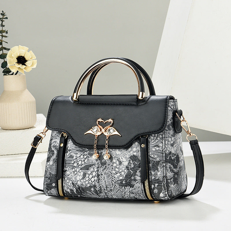 Bolso Cuadrado Pequeño Hada Retro - Bandolera Hombro Elegante Mujer 2025