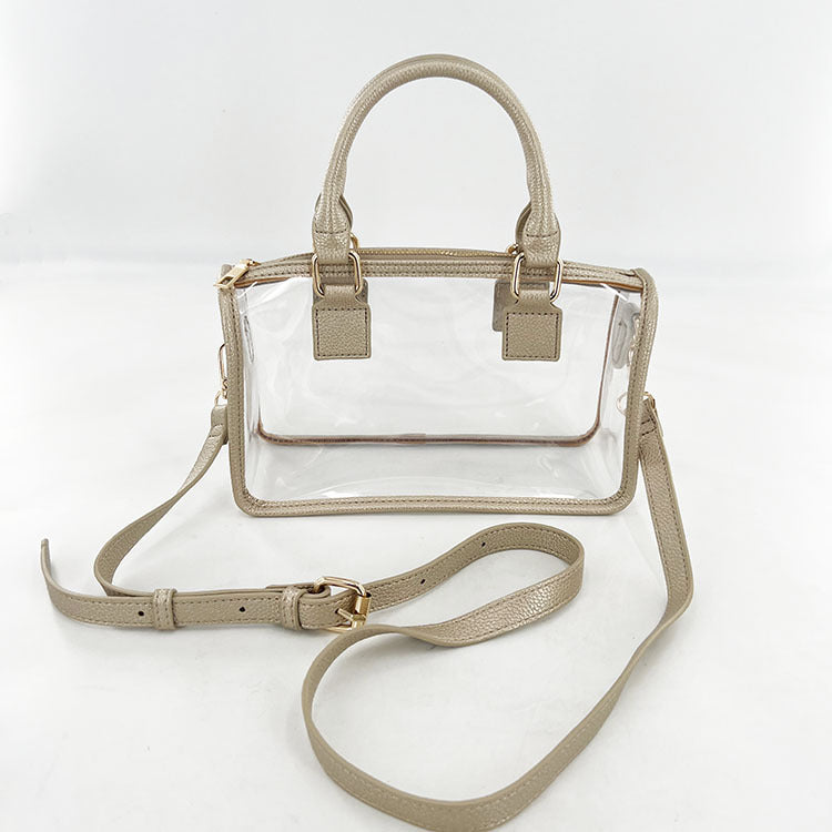 Bolso Transparente Jelly Boston - Bandolera Crossbody Retro Europea 2025